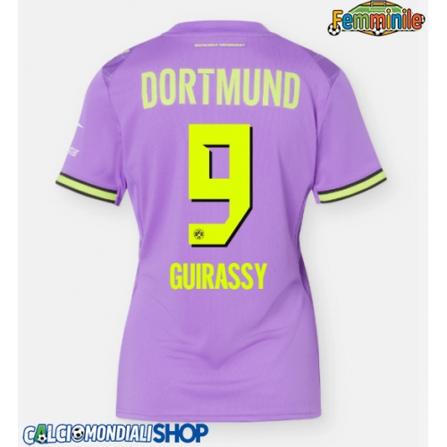 Maglie da calcio Borussia Dortmund Serhou Guirassy #9 Terza Maglia Femminile 2026-27 Manica Corta